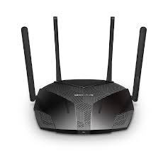 ROUTER MERCUSYS MR-80X AX3000 WIFI-6 hasta 3Gbps DUAL BAND 4ANT. WPA3 NEGRO