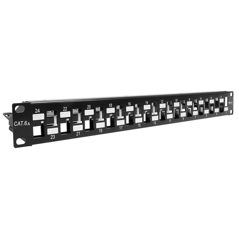 Nexxt Modular Patch Panel 24P for S/FTP Cat6A Keys Jack