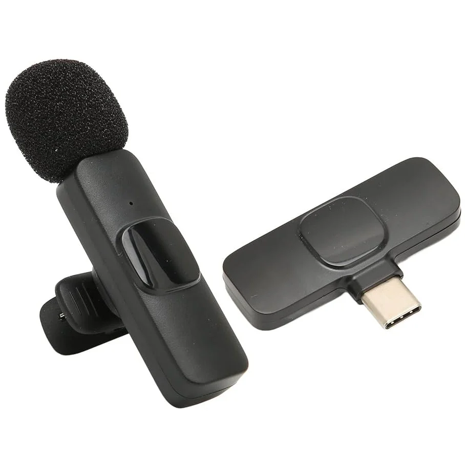 MICROFONO CORBATERO INALAMBRICO 2.4GHZ TIPO C