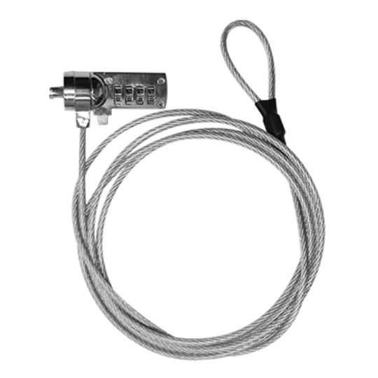 CABLE CANDADO PARA LAPTOP XTECH LOCK XTA-110 CLAVE 4 DIGITOS 1.8M