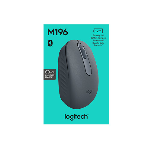 Mouse Logitech M196 Bluetooh Grafito