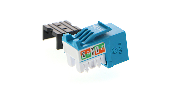 Nexxt Cat6 Unshielded Keystone Jack 110 Type BL