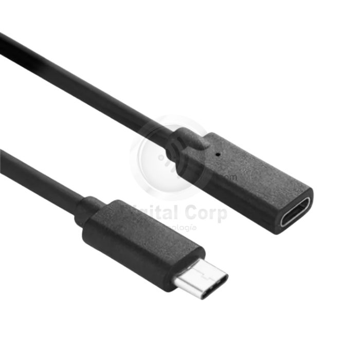 EXTENSION USB TIPO C 3.1 MACHO A HEMBRA 5M ANERA