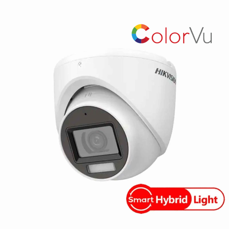 CAMARA TIPO DOMO INTERIOR COLORVU 2 MP LUZ HA.BRIDA